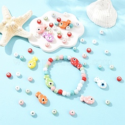 119шт 14 стиля фарфоровые бусины ручной работы&nbsp;PORC-YW0001-65