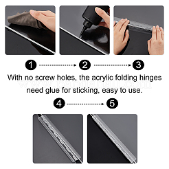 Прозрачные акриловые петли FIND-WH0114-24C