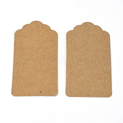 Cartellini dei prezzi in bianco della carta kraft&nbsp;DIY-WH0257-24