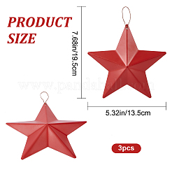 Железный кулон украшение&nbsp;HJEW-WH0042-37