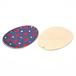 Pendentifs en laiton peints&nbsp;KK-N223-20-07-NR