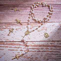 6 pièces en laiton micro pavé pendentifs en zircone cubique claire&nbsp;ZIRC-SZ0003-64