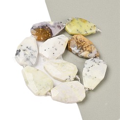 Натуральный белый опал африканские бусы пряди G-P548-B09-01