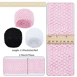 6 м детские повязки на голову из эластичной полиэстеровой ленты двух цветов&nbsp;OHAR-GF0001-54