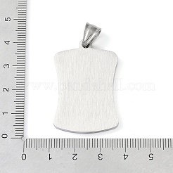 Ciondoli in acciaio inox 304&nbsp;LS-STAS-O008-01L