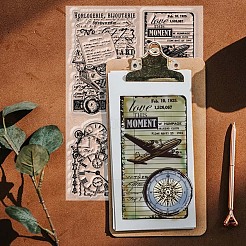 ПВХ пластиковые прозрачные штампы&nbsp;DIY-WH0631-0680