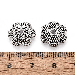 Тибетском стиле сплав шарик крышки&nbsp;TIBEB-T004-18AS