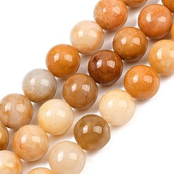 Природный Топаз нефрита бисер нитей&nbsp;G-L648-A10-16mm