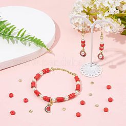 1 нить синтетических бирюзовых бусин G-NB0003-33