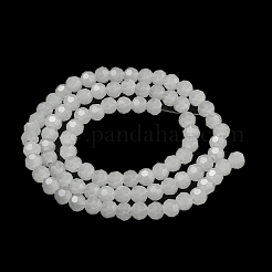 Supports de perles de verre imitation jade&nbsp;EGLA-A035-J4mm-D05