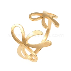 Кольца-манжеты из нержавеющей стали 304 для женщин&nbsp;RJEW-K302-01G