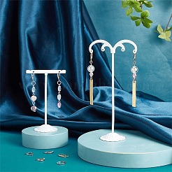 80 шт. 4 стиля фурнитуры для сережек с застежкой-молнией из нержавеющей стали 304&nbsp;STAS-AR0002-38