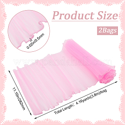 2 пакет органза цветочный букет упаковочная бумага DIY-GF0009-61A-03