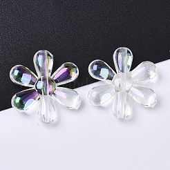 Прозрачные акриловые бусины&nbsp;LS-X-PACR-R246-029B