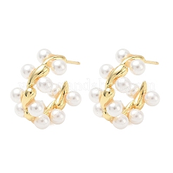 Pendientes de latón para mujer&nbsp;EJEW-A168-21G