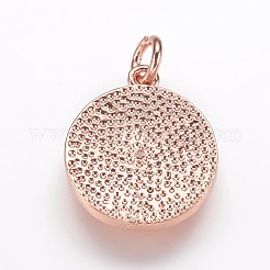 Pendentifs en laiton martelé&nbsp;KK-K207-02