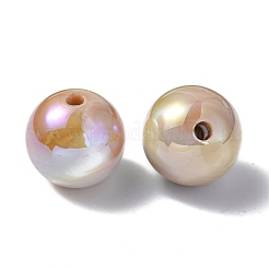 Placcatura uv perline acriliche iridescenti arcobaleno&nbsp;X-PACR-E001-03A