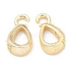 Латунные микропаве прозрачные подвески с фианитом&nbsp;X-ZIRC-O042-01G