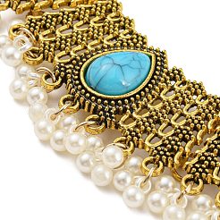 Set di gioielli a goccia in lega stile bohémien&nbsp;SJEW-H076-02AG