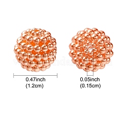 Perles acryliques de perles d'imitation&nbsp;OACR-FS0001-45A