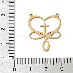 Pendentifs creux en acier inoxydable 201&nbsp;STAS-B136-01G