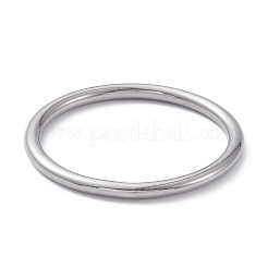 変色しない304ステンレススチール製リンクリング  リング  ステンレス鋼色  36x3mm  内径：30mm&nbsp;STAS-C037-27F-P