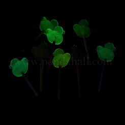 Большие подвески из светящейся полупрозрачной смолы RESI-D057-06