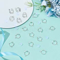 28 шт. латунная фурнитура для сережек-клипс KK-ME0001-30S