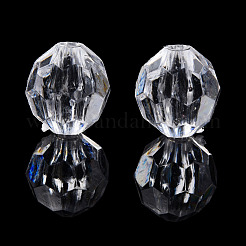 Прозрачные как пластиковые бусины TACR-T019-006