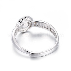 Регулируемые крепления для колец с родиевым покрытием STER-F048-07P