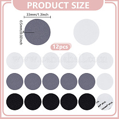 36 шт. 3-х цветная полиэфирная самоклеящаяся ткань DIY-DR0002-40