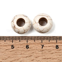 Synthetischen howlite europäischen Perlen&nbsp;TURQ-S283-34B
