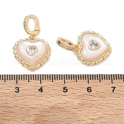 Messing micro pave klare zirkonia anhänger&nbsp;KK-CBA61F8-06G