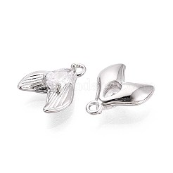 Латунные микро проложить кубического циркония подвески&nbsp;KK-T071-38P