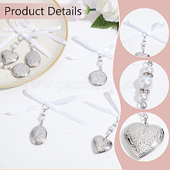 Подвески-медальоны в виде фоторамки из нержавеющей стали 316 PALLOY-WR00001