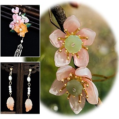 140 шт. 14 стильных сверкающих стеклянных подвески GLAA-AR0001-54