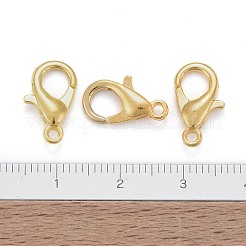 亜鉛合金アクセサリーパーツゴールドカニカン  オウムトリガークラスプ  カドミウムフリー＆鉛フリー  14x8mm  穴：1.5mm&nbsp;X-E105-G