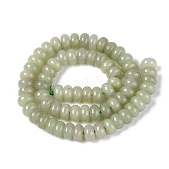 Natürliche weiße Jade perlen Stränge&nbsp;G-Q613-01F-13