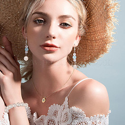 5 нитка прозрачные стеклянные бусины нити GLAA-HY0001-38