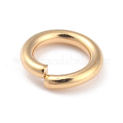 Offene Biegeringe aus Messing mit Rackbeschichtung&nbsp;KK-O139-18O-G