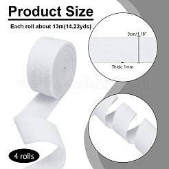 Хлопчатобумажные полоски иглопробивной ткани SRIB-WH0027-01