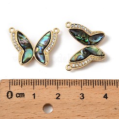 Pendentifs papillon en coquillage de paua naturel&nbsp;KK-G538-03G-01