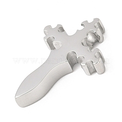 Ciondoli in acciaio inox 304&nbsp;STAS-K311-10G-P