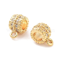 Латунные поручни из прозрачного кубического циркония с микропаве&nbsp;KK-S394-06F