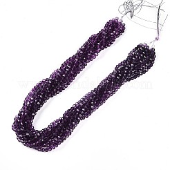 Fili di perle di vetro trasparenti con vernice da forno&nbsp;DGLA-A035-T6mm-A09