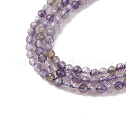 Природный аметист нитей бисера&nbsp;LS-G-RM2025-A38-2mm
