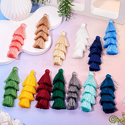 13шт 13 цвета подвески из полиэстера с кисточками&nbsp;FIND-TA0008-98