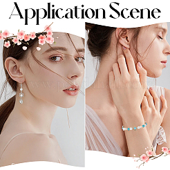 200шт ccb пластиковые бусины рамки&nbsp;CCB-SC0001-21