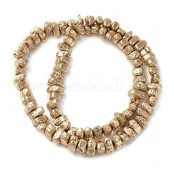 Гальванические бусины из натуральной лавы G-L606-D02-01A