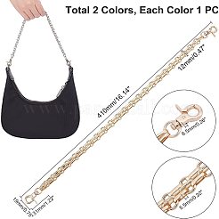 2 chaîne de sangle de sac 2 couleurs&nbsp;FIND-WR0003-68